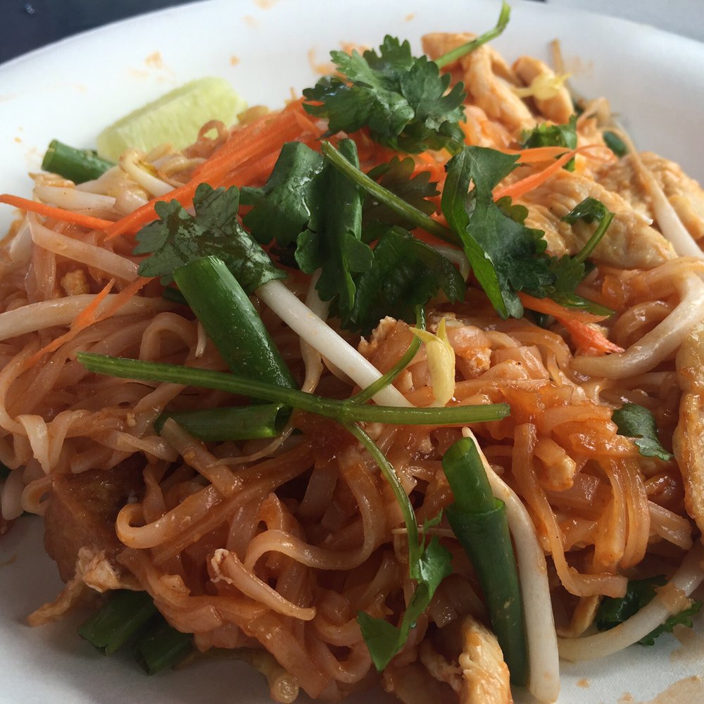 Craving Thai - My sister with the pad Thai again - Thai Near Me - Koloa, Hawaii Craving Thai - My sister with the pad Thai again - Thai Near Me - Koloa, Hawaii