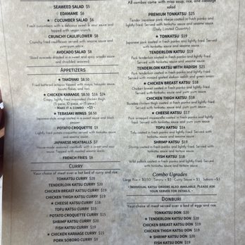 Kanpeki Tonkatsu - Menu - Japanese Near Me - Duluth, Georgia Kanpeki Tonkatsu - Menu - Japanese Near Me - Duluth, Georgia