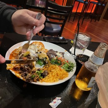Mia's Cantina - a plate of mexican food and a glass of beer - Mexican Near Me - Mount Prospect, Illinois Mia's Cantina - a plate of mexican food and a glass of beer - Mexican Near Me - Mount Prospect, Illinois