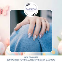 Passion Nails & Spa - Turn simple nails into eye-catching designs Book your appointment today and stand out effortlessly!