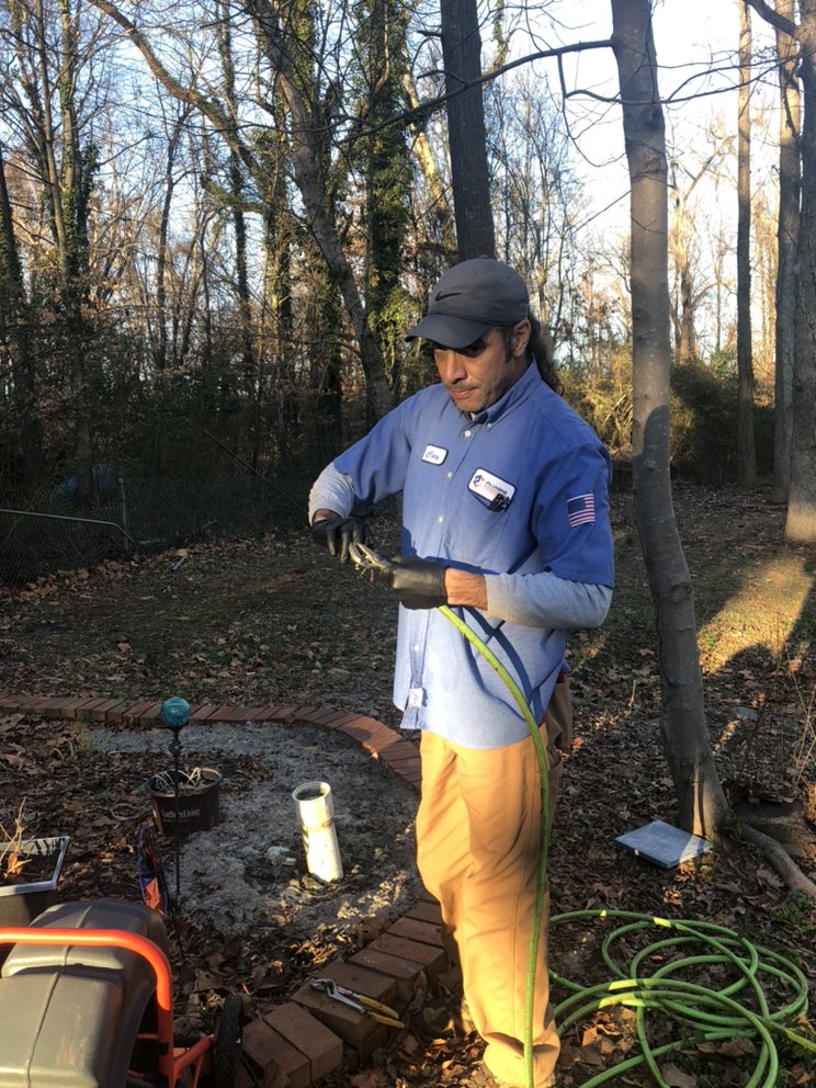 Slide of Plumbing Connection