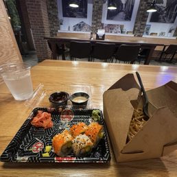California & Bowl of Lo Mein California & Bowl of Lo Mein
