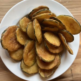 Christopher's Kitchen and Bar - Zucchini chips (the sauce is underneath!) - American Near Me - Woonsocket, Rhode Island Christopher's Kitchen and Bar - Zucchini chips (the sauce is underneath!) - American Near Me - Woonsocket, Rhode Island