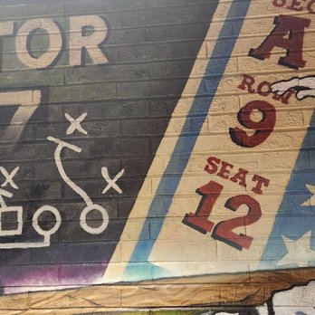 Stadium XV Craft Kitchen & Sim Bar - entry wall mural - Sports Bars Near Me - Farmington, Connecticut Stadium XV Craft Kitchen & Sim Bar - entry wall mural - Sports Bars Near Me - Farmington, Connecticut