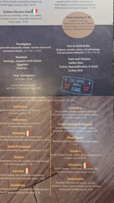 Menu photo 4 Vinnie's Pizzeria Winston-Salem, NC