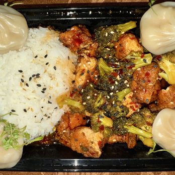 Won-Tom’s - Chicken Soup Dumplings w/General Tso's chicken & rice. Nice order! - Dim Sum Near Me - Deerfield Beach, Florida Won-Tom’s - Chicken Soup Dumplings w/General Tso's chicken & rice. Nice order! - Dim Sum Near Me - Deerfield Beach, Florida