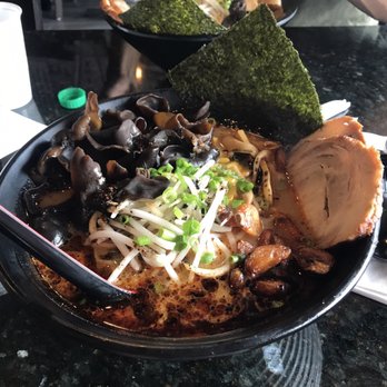 Ramen101 - Black garlic bowl. Big serving. Noodles are okay, a bit too fat for ramen. - Ramen Near Me - San Leandro, California Ramen101 - Black garlic bowl. Big serving. Noodles are okay, a bit too fat for ramen. - Ramen Near Me - San Leandro, California