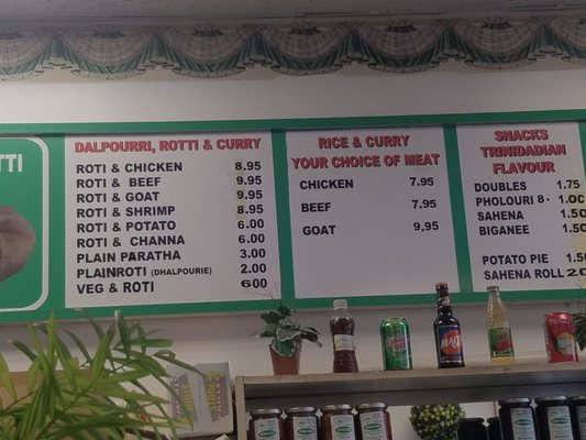 Menu photo 4 ACR Hot Roti & Doubles Scarborough, ON