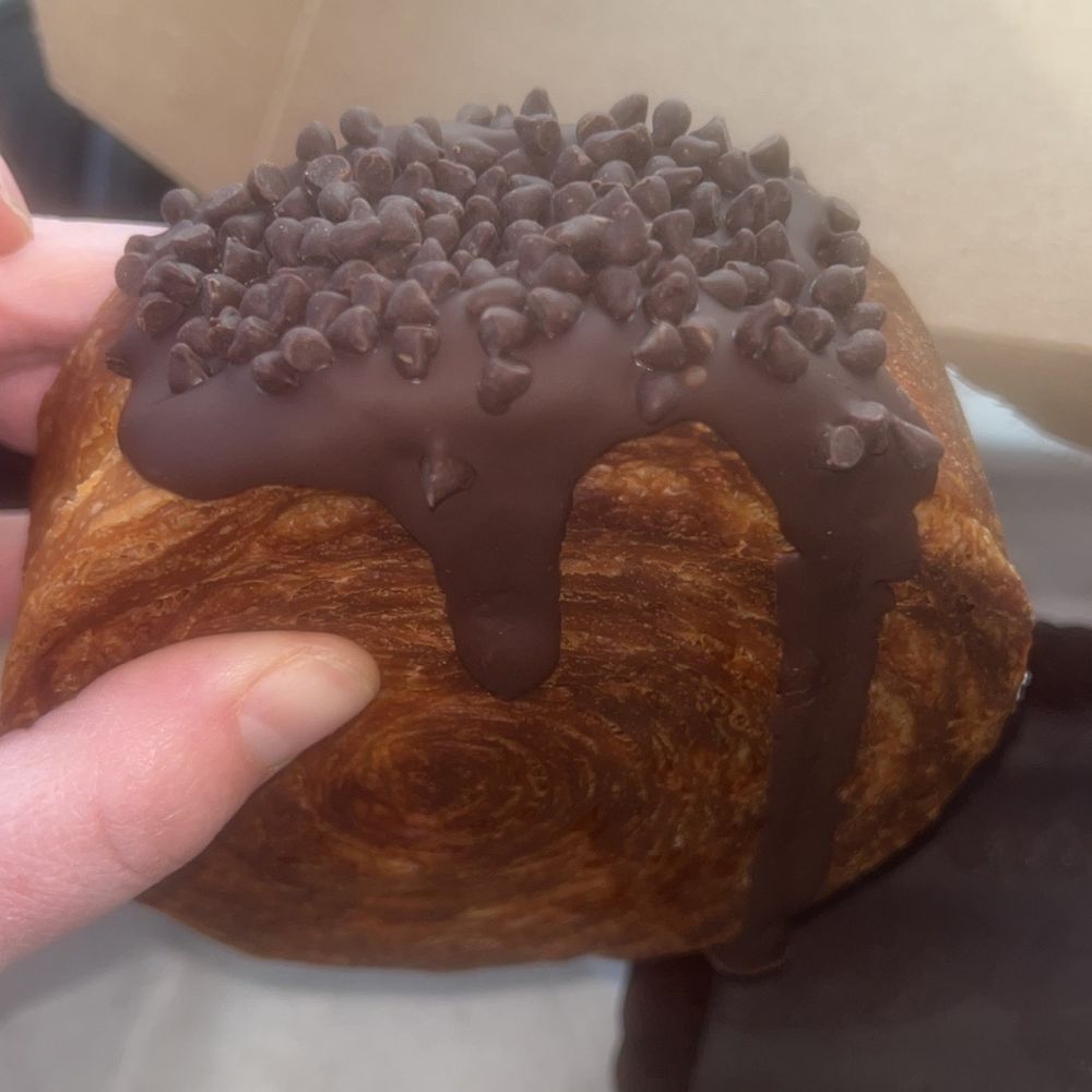 9oh6 Baking - Bavarian cream filled croissant! Flaky, great tasting Bavarian cream! - Custom Cakes Near Me - Yukon, Oklahoma