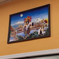 Supermercado Campos - My favourite piece of art in the restaurant.