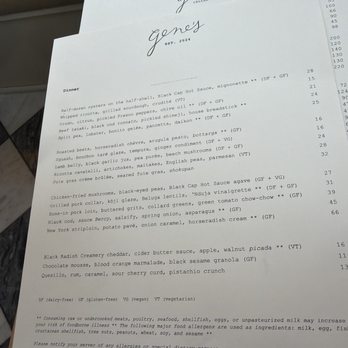 Gene's - New American Near Me - Dublin, Ohio