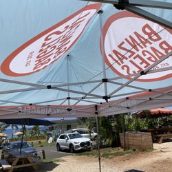 Banzai Bagels - Find these guys in the food trucks by sharks cove.... They share the same area as Seven Brothers