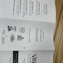 Virginia BBQ & Pizza - August 2025 menu