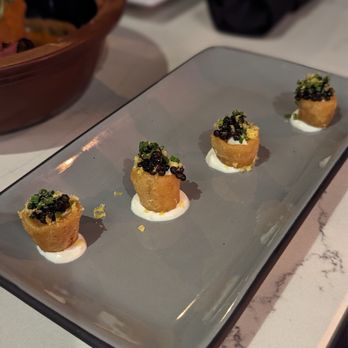 Ember Kitchen - Caviar bites - Latin American Near Me - Austin, Texas