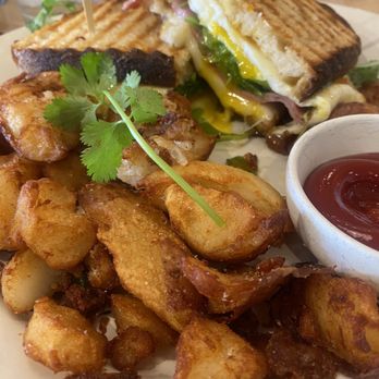 Madi - The G.O.A.T - such an exquisite breakfast sandwich! Potatoes - phenomenal!!! - Breakfast & Brunch Near Me - San Diego, California Madi - The G.O.A.T - such an exquisite breakfast sandwich! Potatoes - phenomenal!!! - Breakfast & Brunch Near Me - San Diego, California