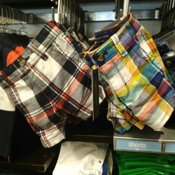 Tommy Hilfiger - Cute boy's plaid shorts.