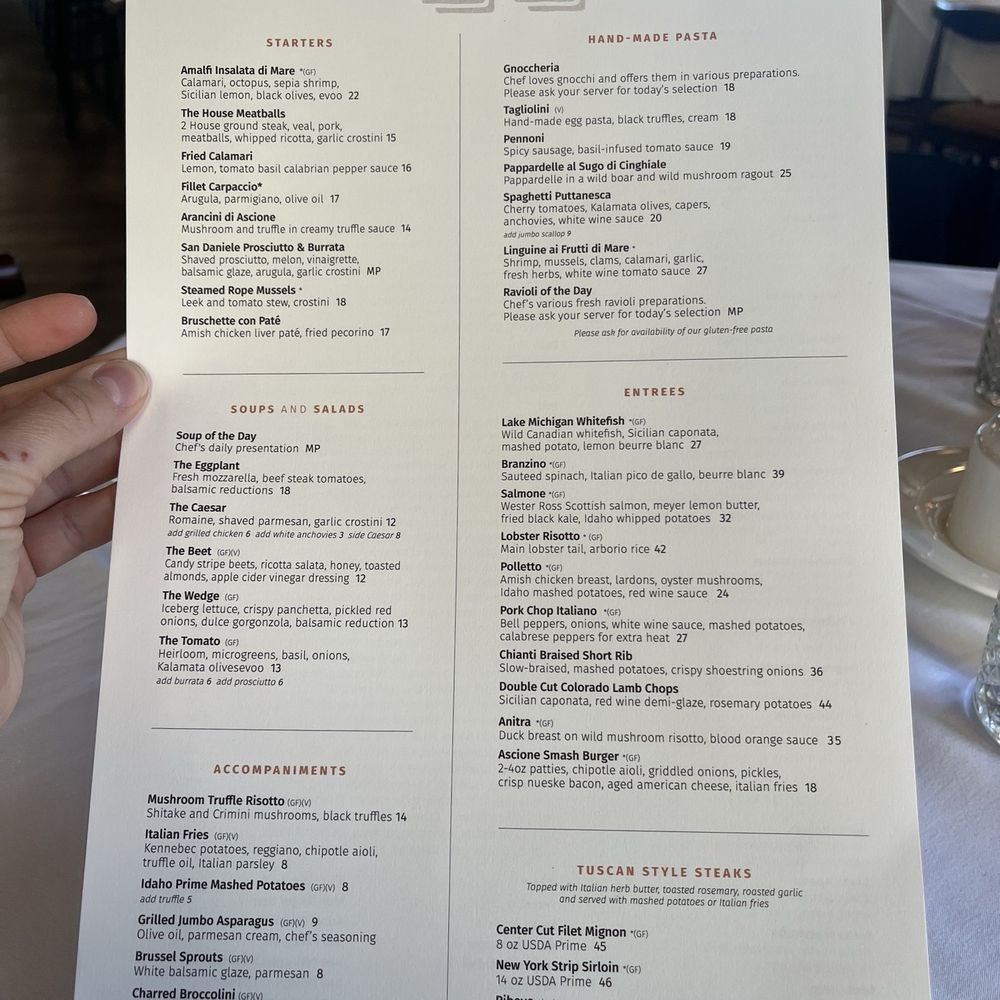Ascione Bistro - Menu - Italian Near Me - Skokie, Illinois Ascione Bistro - Menu - Italian Near Me - Skokie, Illinois