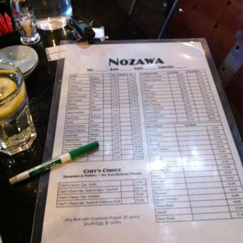 Nozawa Sushi - Biggest sushi menu ever. - Sushi Bars Near Me - Avon, Colorado Nozawa Sushi - Biggest sushi menu ever. - Sushi Bars Near Me - Avon, Colorado