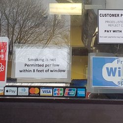 King Gyros - Goshen - Drive thru, free wifi, oh...they do charge a 3.1% fee on credit card payments