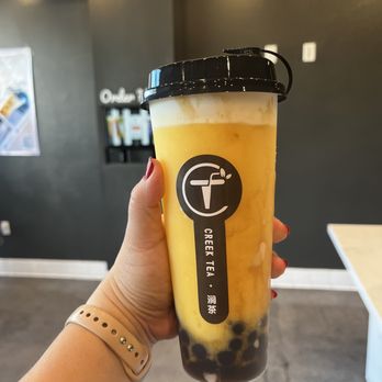 Creek Tea - Cheesy Mango with boba - Ice Cream & Frozen Yogurt Near Me - Los Angeles, California Creek Tea - Cheesy Mango with boba - Ice Cream & Frozen Yogurt Near Me - Los Angeles, California