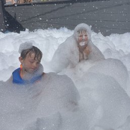 So much foam! So much foam!