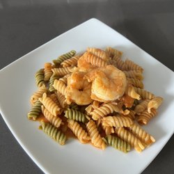 Roma's Italian Restaurant - Shrimps pasta with Alla Panna Sauce