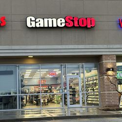 Gamestop - The manager is pictured inside on the left.