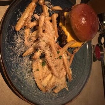 Eureka! - Double smash burger with truffle cheese fries - American Near Me - Tempe, Arizona