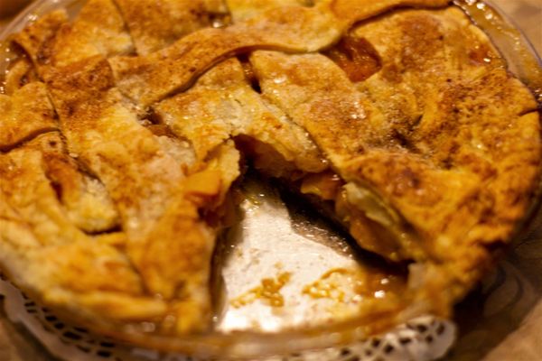 Aunt Evelyn's Peach Cobbler by null