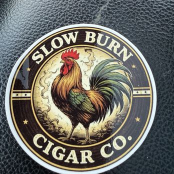 Slow Burn Cigar - The owner gave me this. stickers, It's their logo. - Cigar Bars Near Me - Remington, Virginia Slow Burn Cigar - The owner gave me this. stickers, It's their logo. - Cigar Bars Near Me - Remington, Virginia