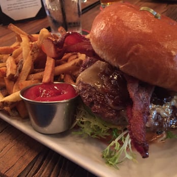 Bread & Barley - English Pub Burger with fries - Gastropubs Near Me - Covina, California