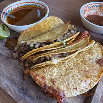 Flora Cafe - Queso birria tacos - Cafes Near Me - Omaha, Nebraska