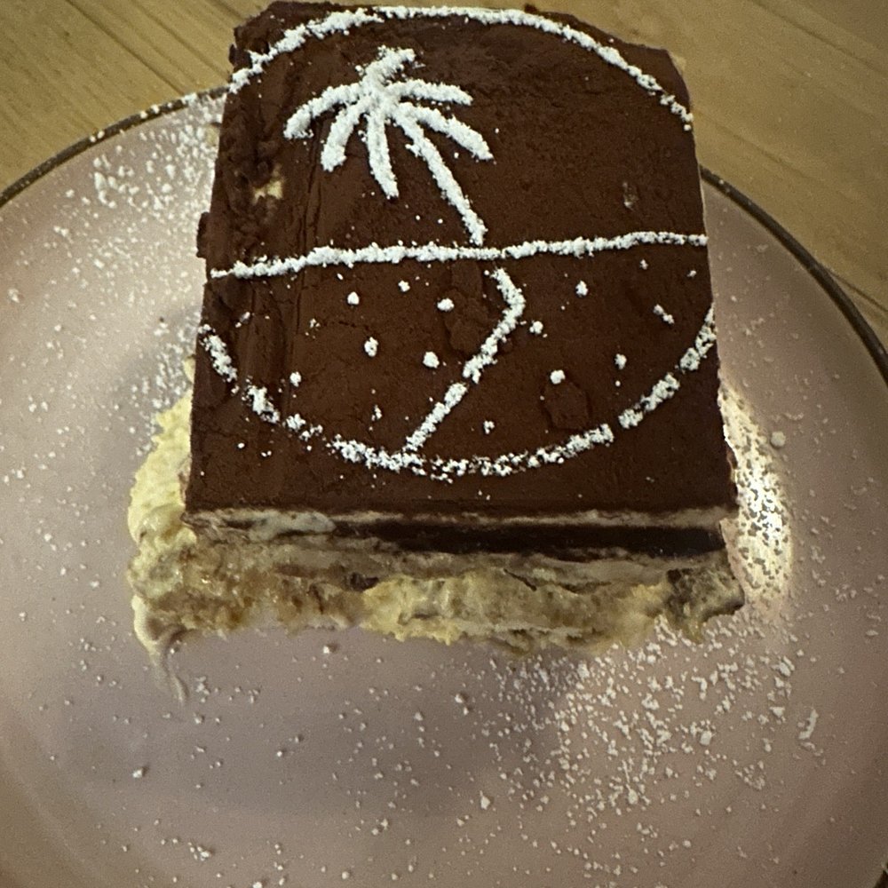 First & Last - My tiramisu, very rich and so good. I shared this as well - Italian Near Me - Phoenix, Arizona