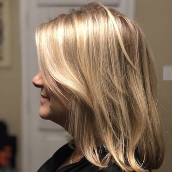 Cadie King Salon Studio - Layered haircut with base color and partial highlight - Hair Salons Near Me - Cedar Park, Texas