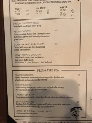 Menu photo 6 Pup's Steakhouse Wilson, NC Menu photo 6 Pup's Steakhouse Wilson, NC