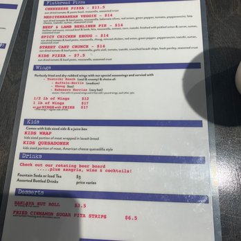 Spitz - Menu - Mediterranean Near Me - Midland, Texas
