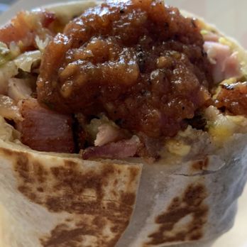 Ham 'n Scram - Double meat burrito with house salsa - Breakfast & Brunch Near Me - Westminster, California