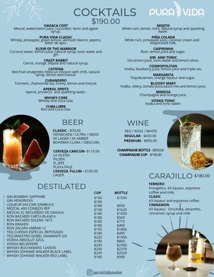 Menu photo 1 Pura Vida by Evolve Playa del Carmen, ROO