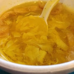 Spring Garden - Egg drop soup was good! I was alone and mmmm'ing to myself!
