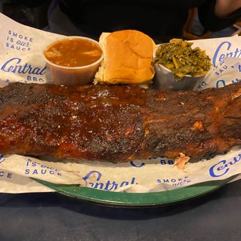 Central BBQ - BBQ baby back ribs, half wet - Barbeque Near Me - Memphis, Tennessee