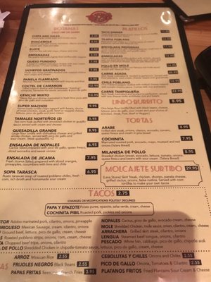 Menu photo 4 Tacos Tequilas Chicago, IL