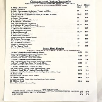 Philly Steak Subs - 1 side of 2 sided menu. Classic beach food fare. VERY FAIR PRICES - HUGE PORTIONS - they don't skimp! Zoom in for details/prices (Sep 2022) - Sandwiches Near Me - Corolla, North Carolina Philly Steak Subs - 1 side of 2 sided menu. Classic beach food fare. VERY FAIR PRICES - HUGE PORTIONS - they don't skimp! Zoom in for details/prices (Sep 2022) - Sandwiches Near Me - Corolla, North Carolina