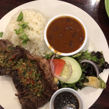 Bodega 1205 - Chimichurri steak, salad, white rice beans. - Coffee & Tea Near Me - Columbus, Georgia Bodega 1205 - Chimichurri steak, salad, white rice beans. - Coffee & Tea Near Me - Columbus, Georgia
