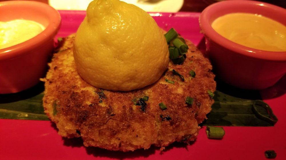 Order COLOSSAL CRAB CAKE food online from Hula's Island Grill store, Santa Cruz on bringmethat.com