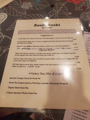 Menu photo 2 Asahi Sushi Morristown, NJ Menu photo 2 Asahi Sushi Morristown, NJ