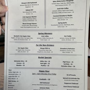 Kirwan's On The Wharf - Cocktails and happy hour menu. - Irish Pub Near Me - Washington, DC, District of Columbia Kirwan's On The Wharf - Cocktails and happy hour menu. - Irish Pub Near Me - Washington, DC, District of Columbia