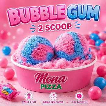 Mona Pizza - Bubble Gum Ice cream - Pizza Near Me - Maple Ridge, British Columbia Mona Pizza - Bubble Gum Ice cream - Pizza Near Me - Maple Ridge, British Columbia