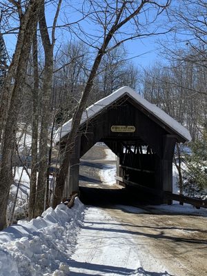 Historic Gold Brook Covered Bridge by null