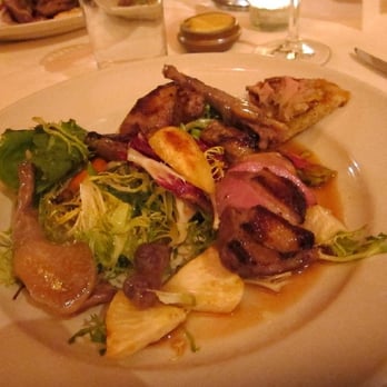 Chez Panisse - Squab breast & leg confit with winter veges - New American Near Me - Berkeley, California