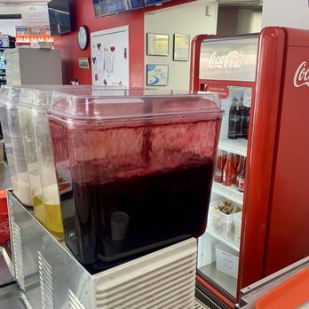 EL GORDO MEXICAN GRILL - Drinks and salsa behind the counter - Mexican Near Me - Surprise, Arizona